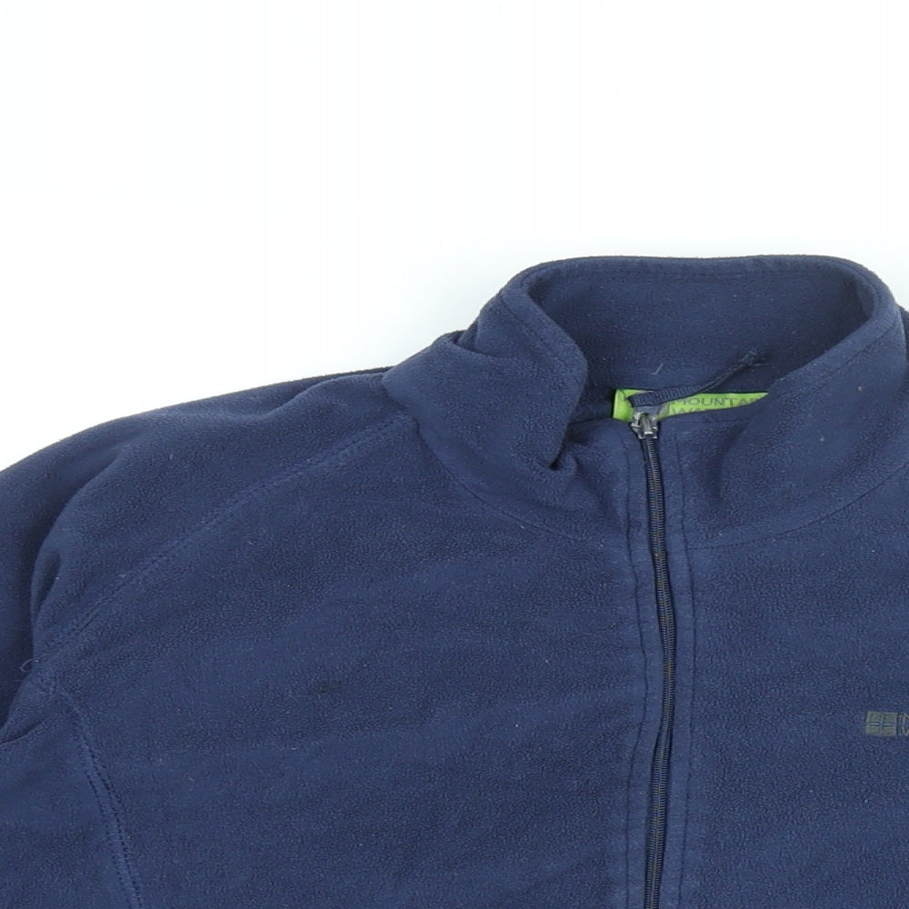 Mountain Warehouse Boys Blue Polyester Full Zip Sweatshirt Size 13 Years Zip