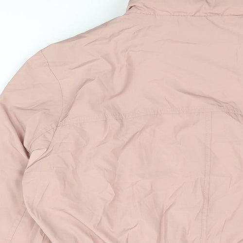 Marks and Spencer Womens Pink Jacket Coat Size 12 Zip