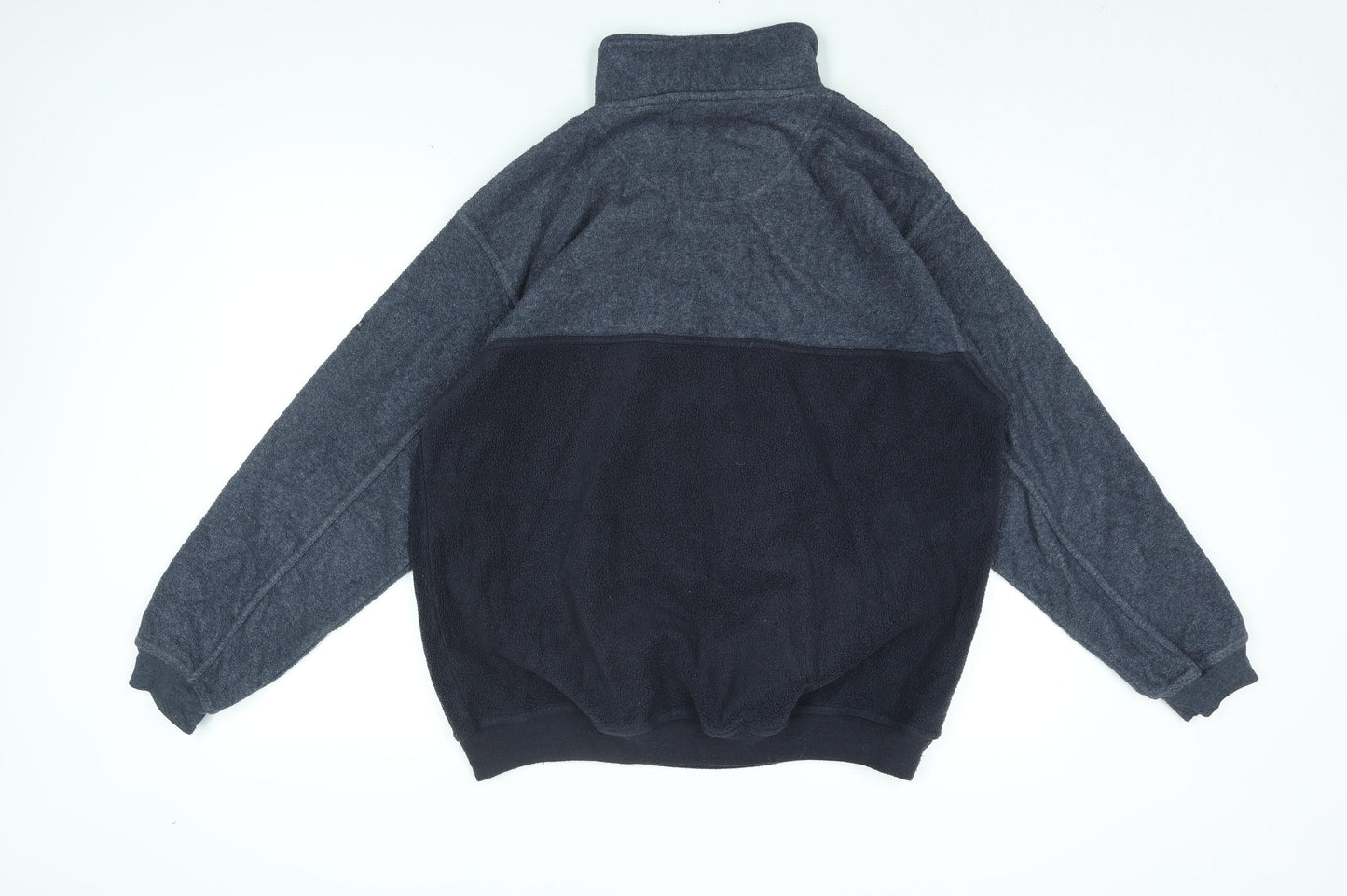 CANDA Mens Blue Polyester Pullover Sweatshirt Size M