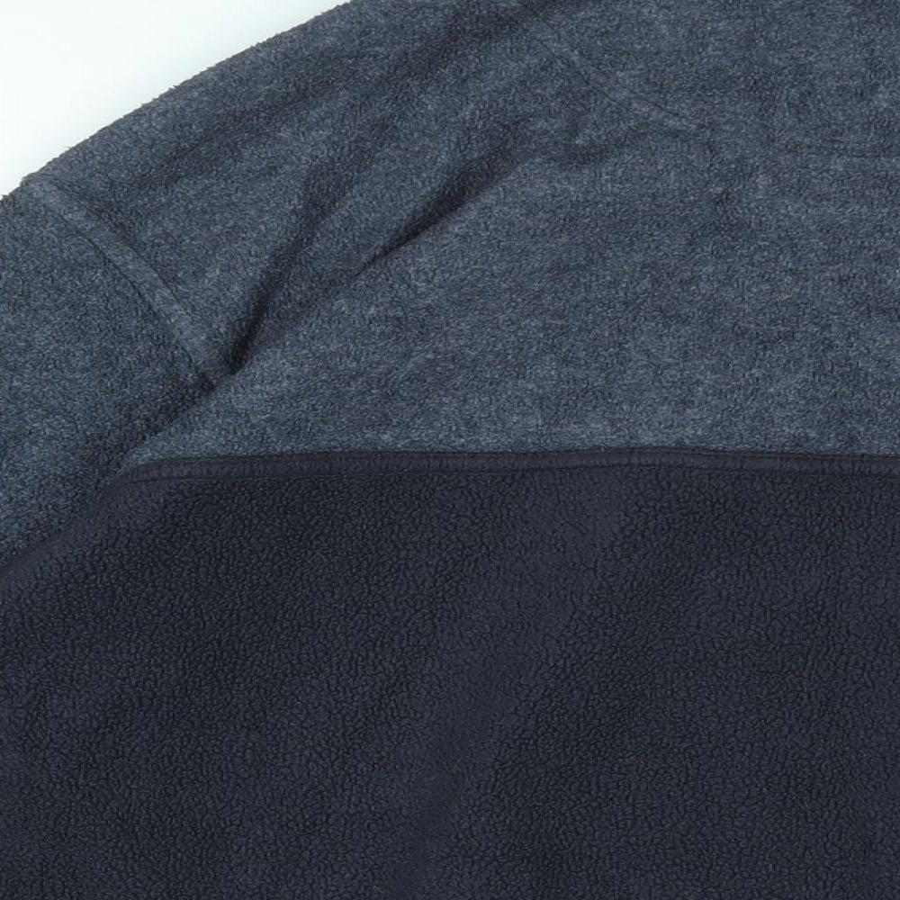 CANDA Mens Blue Polyester Pullover Sweatshirt Size M