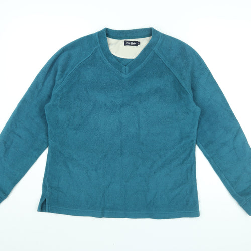 Peter Storm Womens Blue Polyester Pullover Sweatshirt Size 14 Pullover
