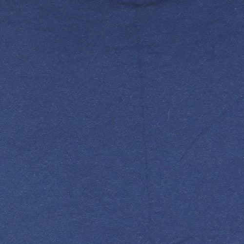 Bamboo Clothing Womens Blue Viscose Basic T-Shirt Size M Round Neck