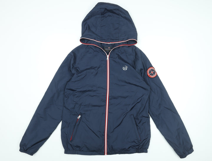 Harvey & Jones Mens Blue Jacket Size M Zip