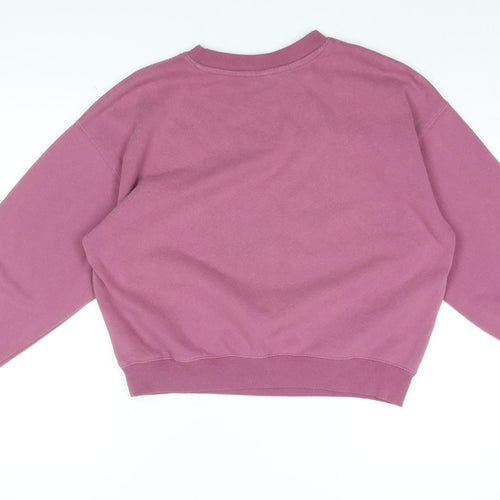 H&M Womens Pink Cotton Pullover Sweatshirt Size S Pullover - Mount Rainier National Forest