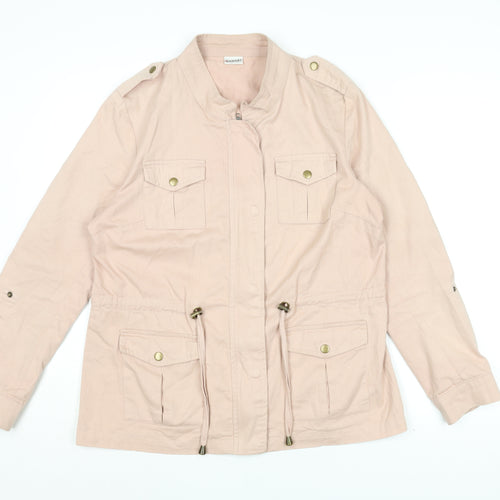 Damart Womens Pink Jacket Size 16 Zip