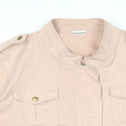 Damart Womens Pink Jacket Size 16 Zip