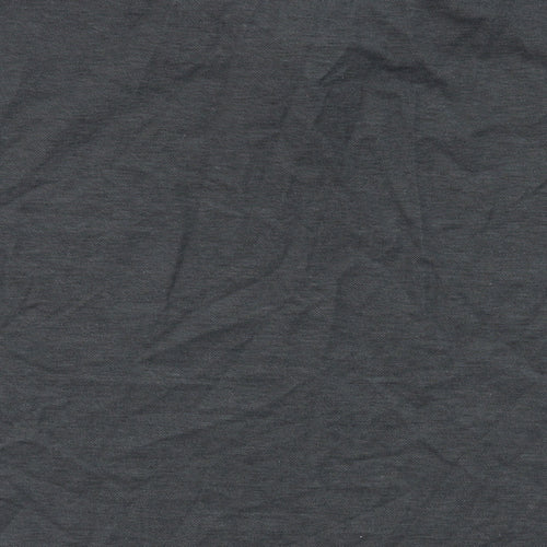 Marks and Spencer Mens Grey Cotton Polo Size 2XL Collared Button