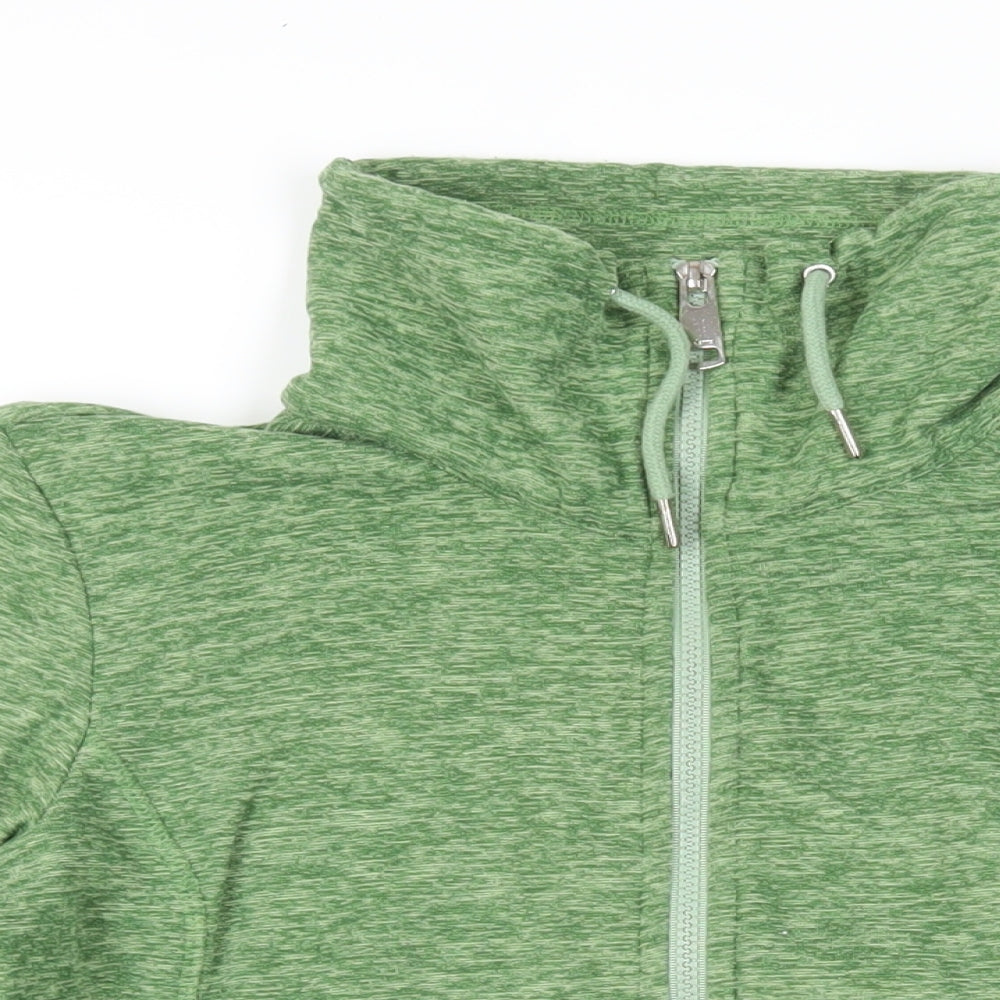 Regatta Womens Green Jacket Size 10 Zip - Pockets