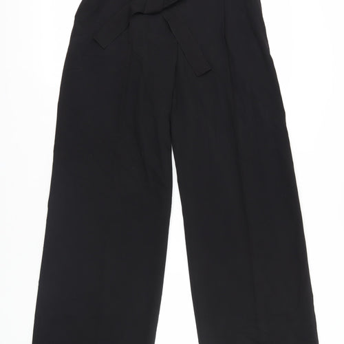 Edina Ronay Womens Black Polyester Dress Pants Trousers Size 12 L32 in Regular Zip - Belted