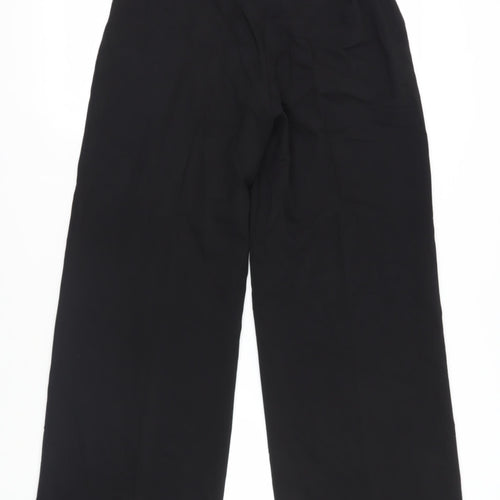 Edina Ronay Womens Black Polyester Dress Pants Trousers Size 12 L32 in Regular Zip - Belted