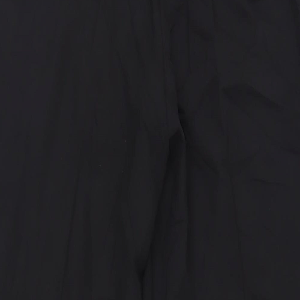 Edina Ronay Womens Black Polyester Dress Pants Trousers Size 12 L32 in Regular Zip - Belted