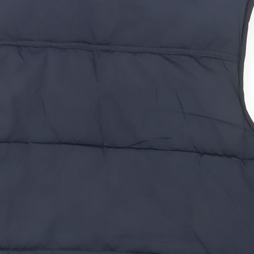 Atlantic Bay Mens Blue Gilet Jacket Size M Zip