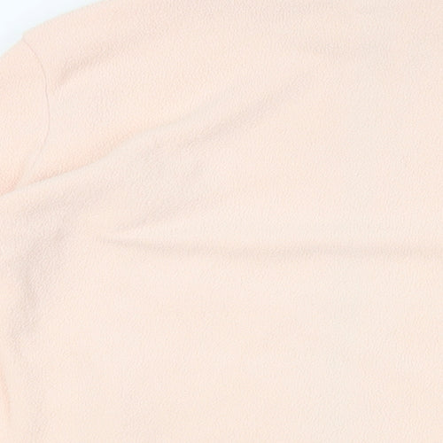 Marks and Spencer Womens Pink Jacket Size 14 Zip - Zipped Pockets