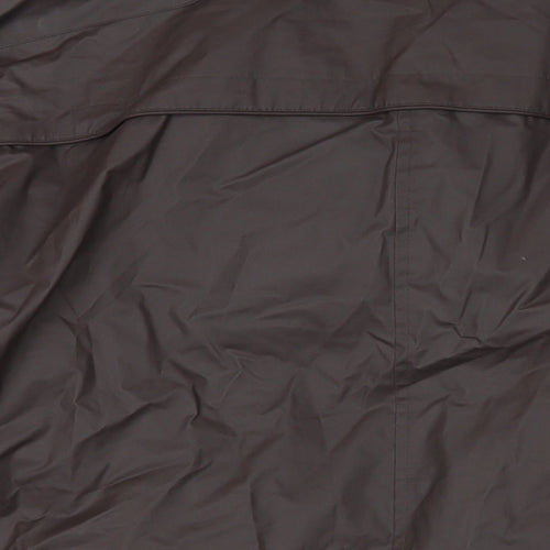PK Sports Mens Brown Jacket Size XL Zip - Logo Waterproof Technical