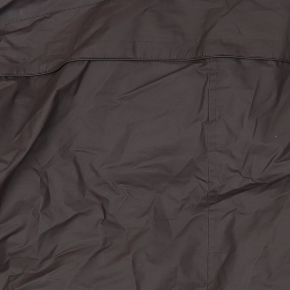 PK Sports Mens Brown Jacket Size XL Zip - Logo Waterproof Technical