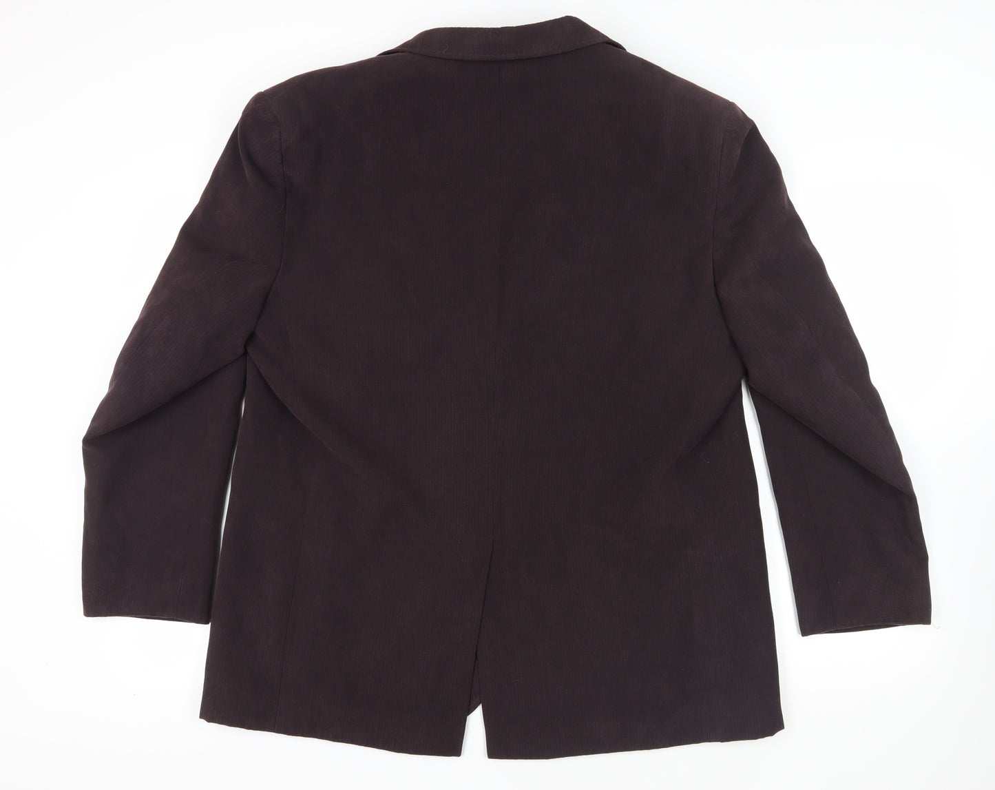 Marks and Spencer Mens Purple Polyester Jacket Blazer Size 46 Regular