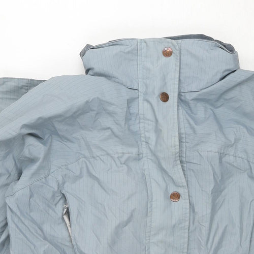 Jack Turphy Womens Blue Jacket Size 12 Zip