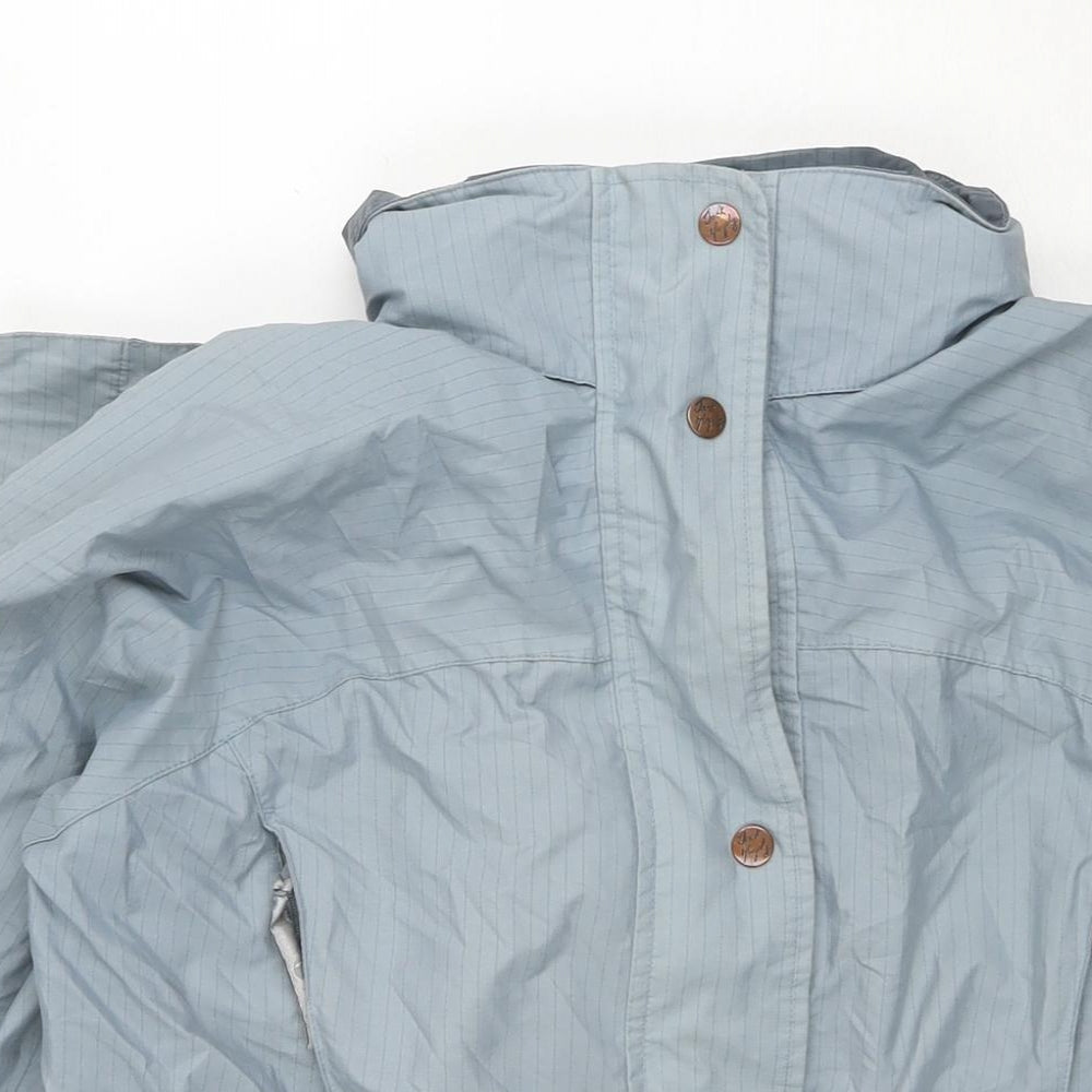 Jack Turphy Womens Blue Jacket Size 12 Zip