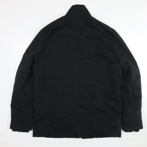 Jeff Banks Mens Black Jacket Size M Zip
