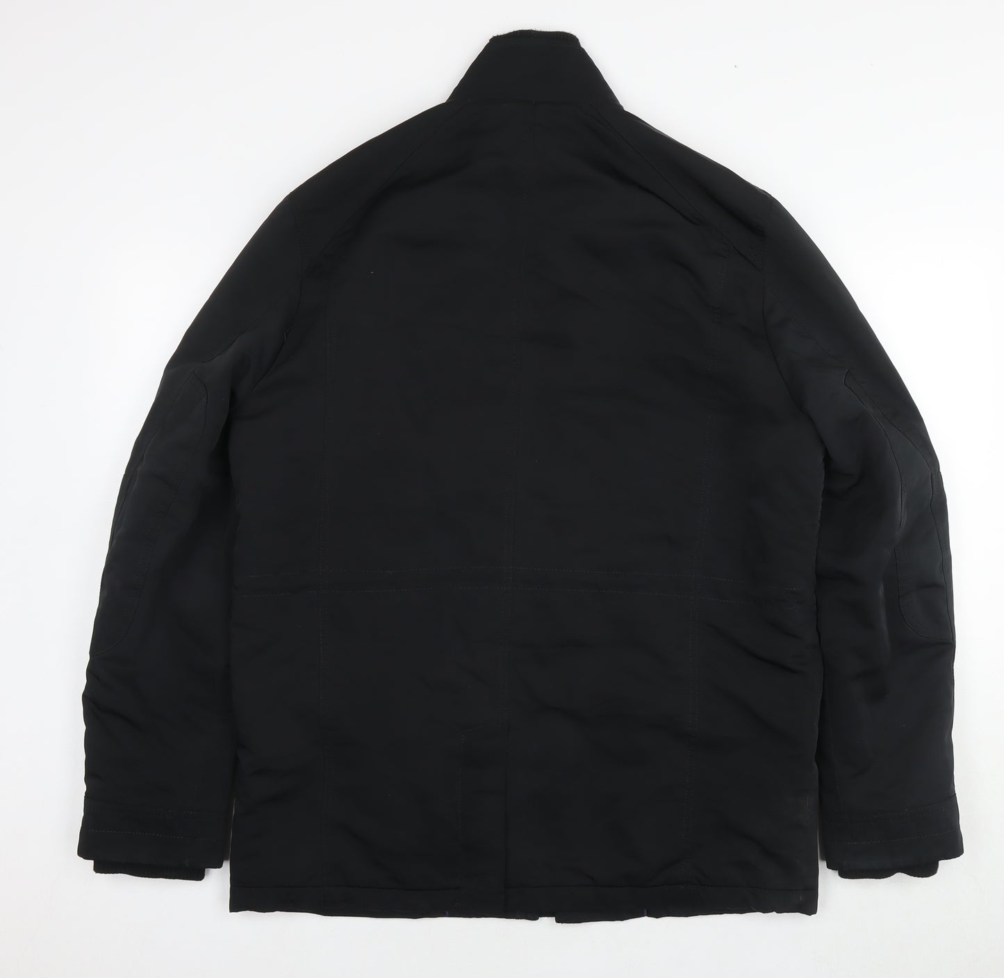 Jeff Banks Mens Black Jacket Size M Zip