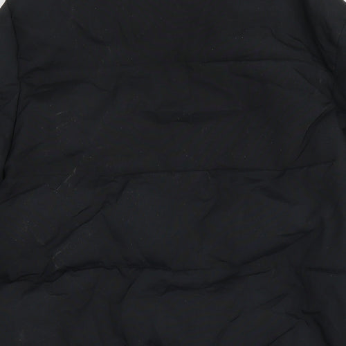 Superdry Womens Black Puffer Jacket Jacket Size 12 Zip