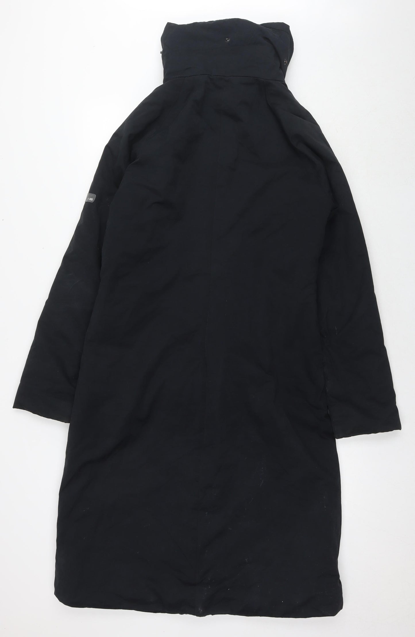 Firetrap Womens Black Parka Jacket Size L Zip