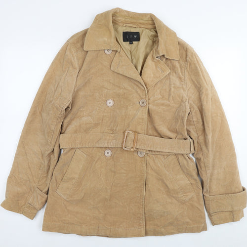 JFW Womens Brown Jacket Size 14 Zip
