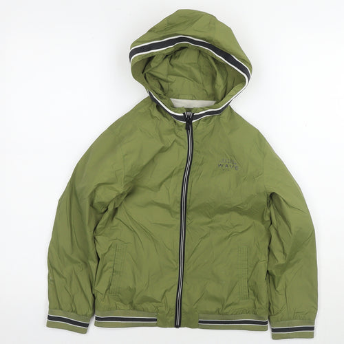 Mayoral Boys Green Jacket Size 8 Years Zip
