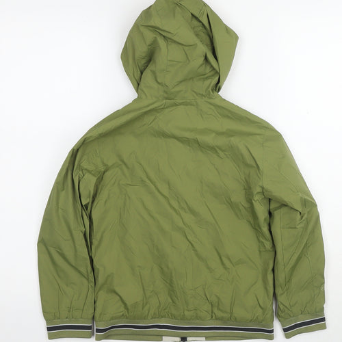 Mayoral Boys Green Jacket Size 8 Years Zip