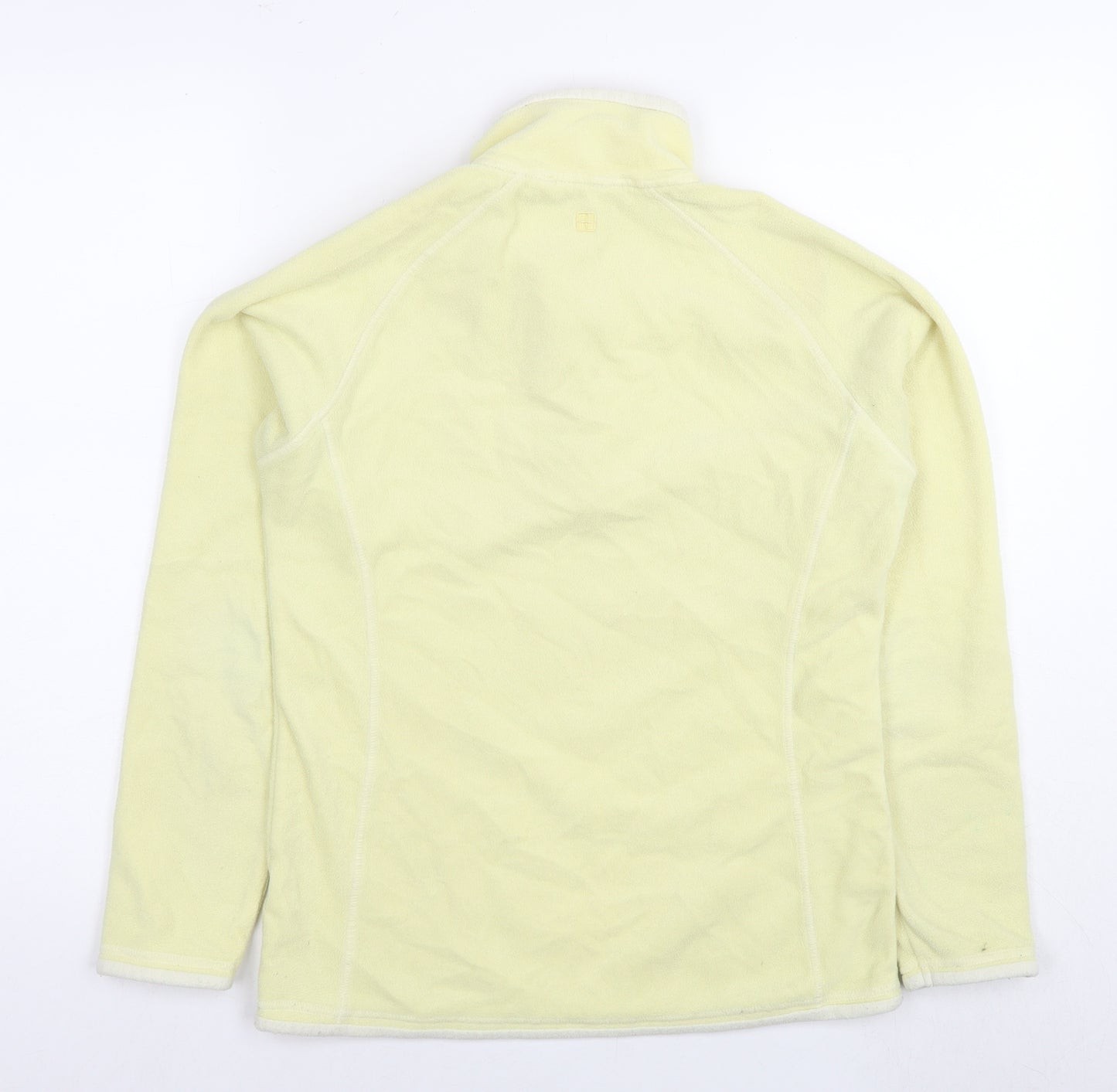 Mountain Warehouse Womens Yellow Polyester Pullover Sweatshirt Size 10 Pullover