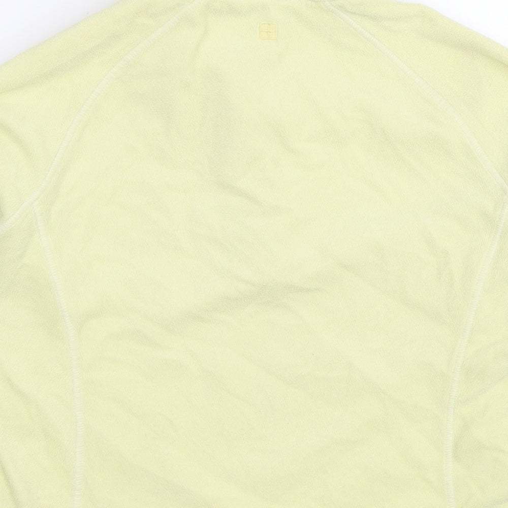 Mountain Warehouse Womens Yellow Polyester Pullover Sweatshirt Size 10 Pullover