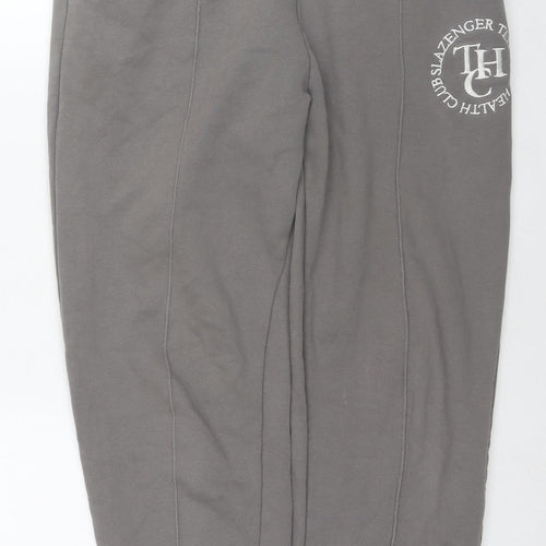Slazenger Womens Grey Cotton Jogger Trousers Size 12 Regular