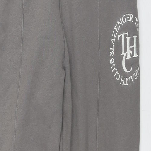 Slazenger Womens Grey Cotton Jogger Trousers Size 12 Regular