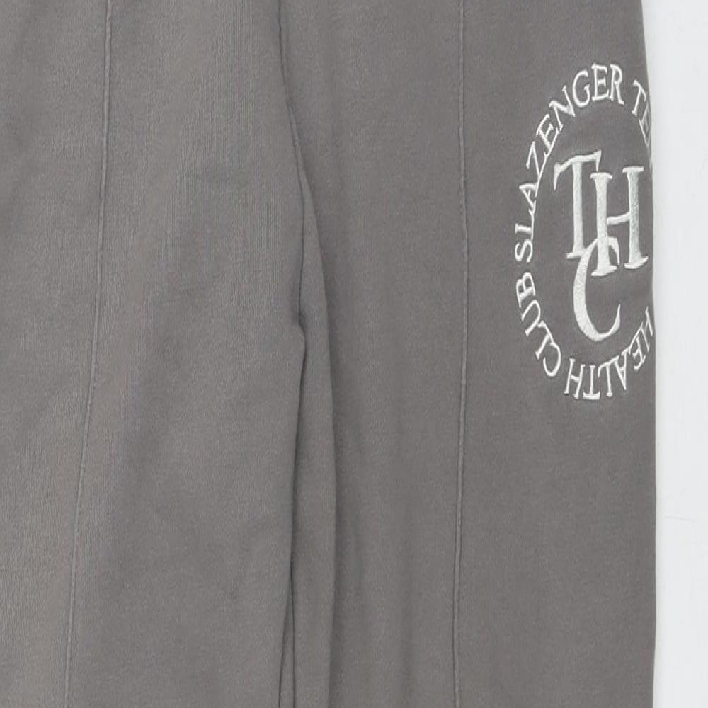 Slazenger Womens Grey Cotton Jogger Trousers Size 12 Regular