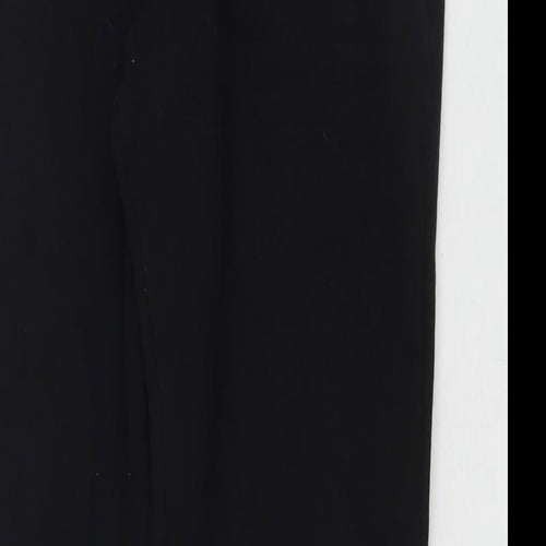 Just hype Mens Black Cotton Jogger Trousers Size S L30 in Regular Drawstring