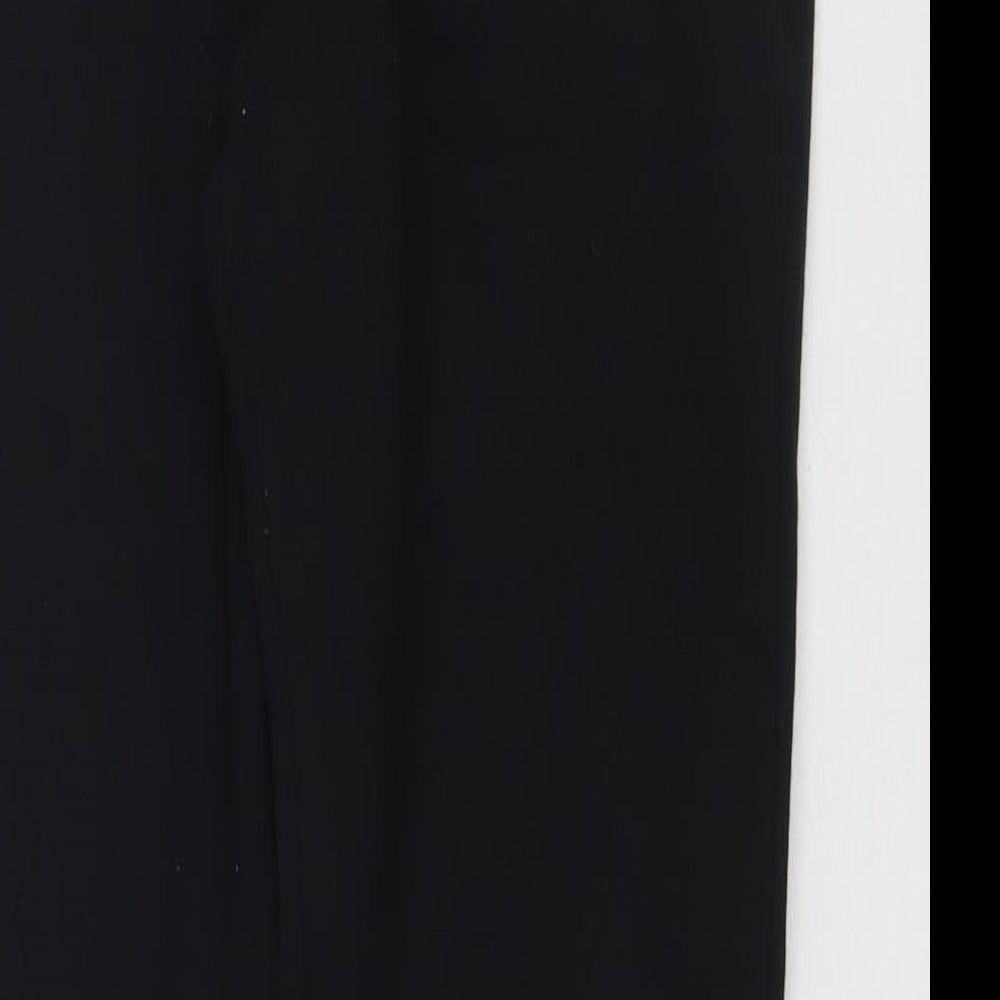 Just hype Mens Black Cotton Jogger Trousers Size S L30 in Regular Drawstring