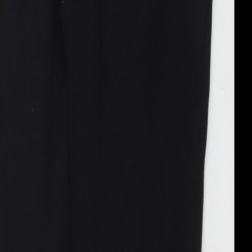 Just hype Mens Black Cotton Jogger Trousers Size S L30 in Regular Drawstring