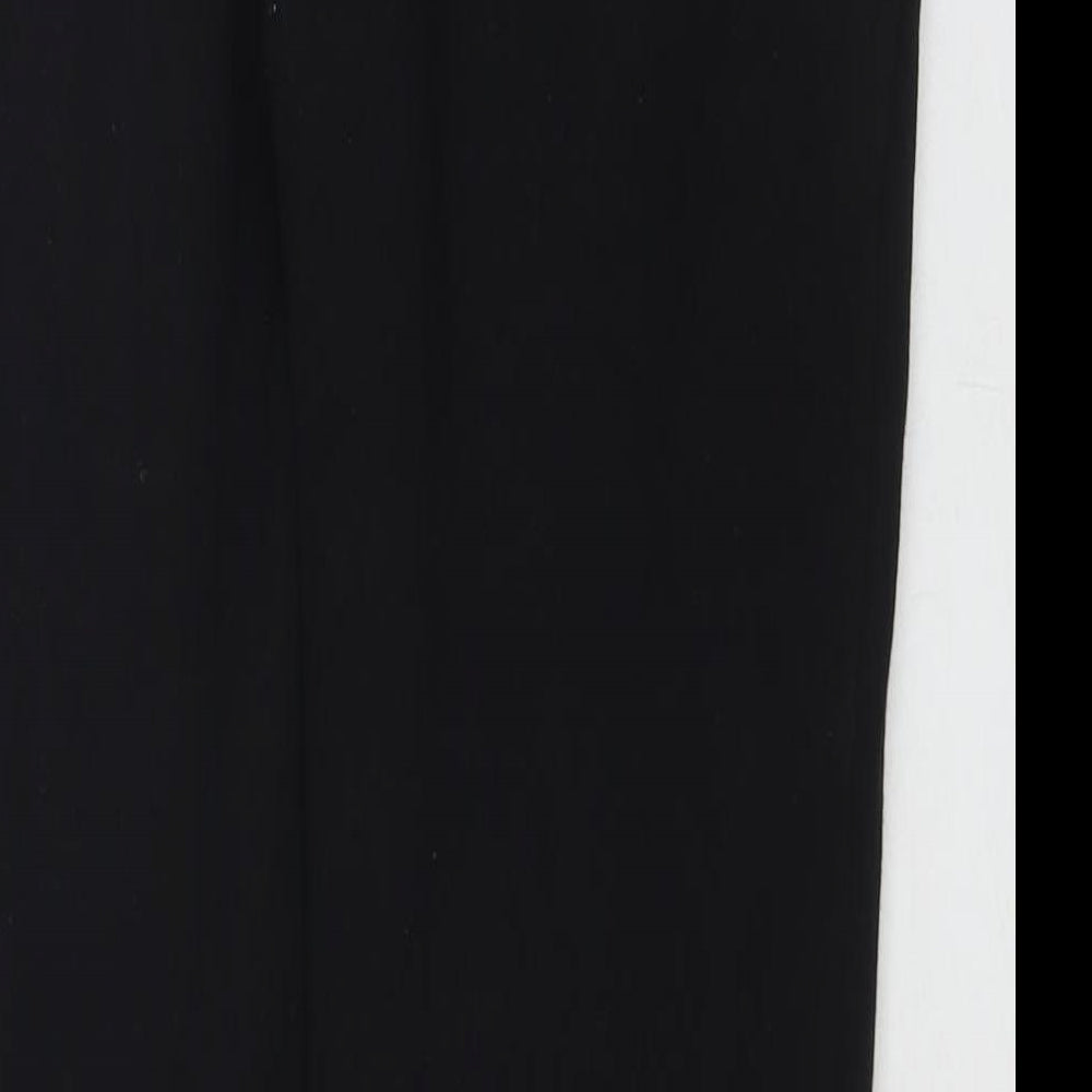 Just hype Mens Black Cotton Jogger Trousers Size S L30 in Regular Drawstring