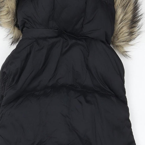 Gap Womens Black Gilet Waistcoat Size M Zip
