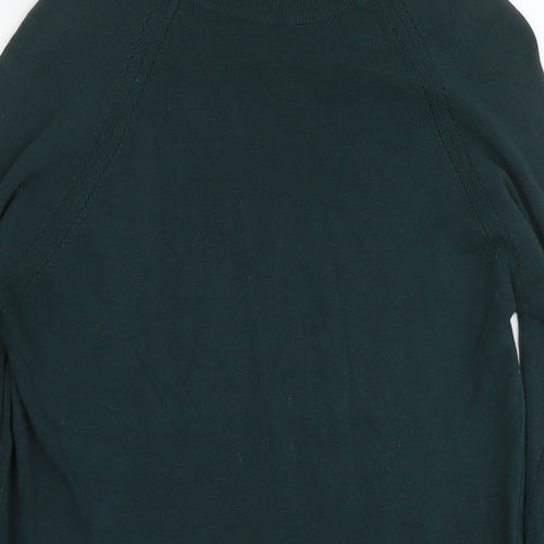 Paul Costelloe Womens Green Roll Neck Viscose Pullover Jumper Size M