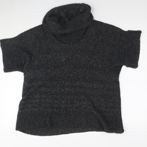 Betty Barclay Womens Grey Roll Neck Acrylic Pullover Jumper Size 18