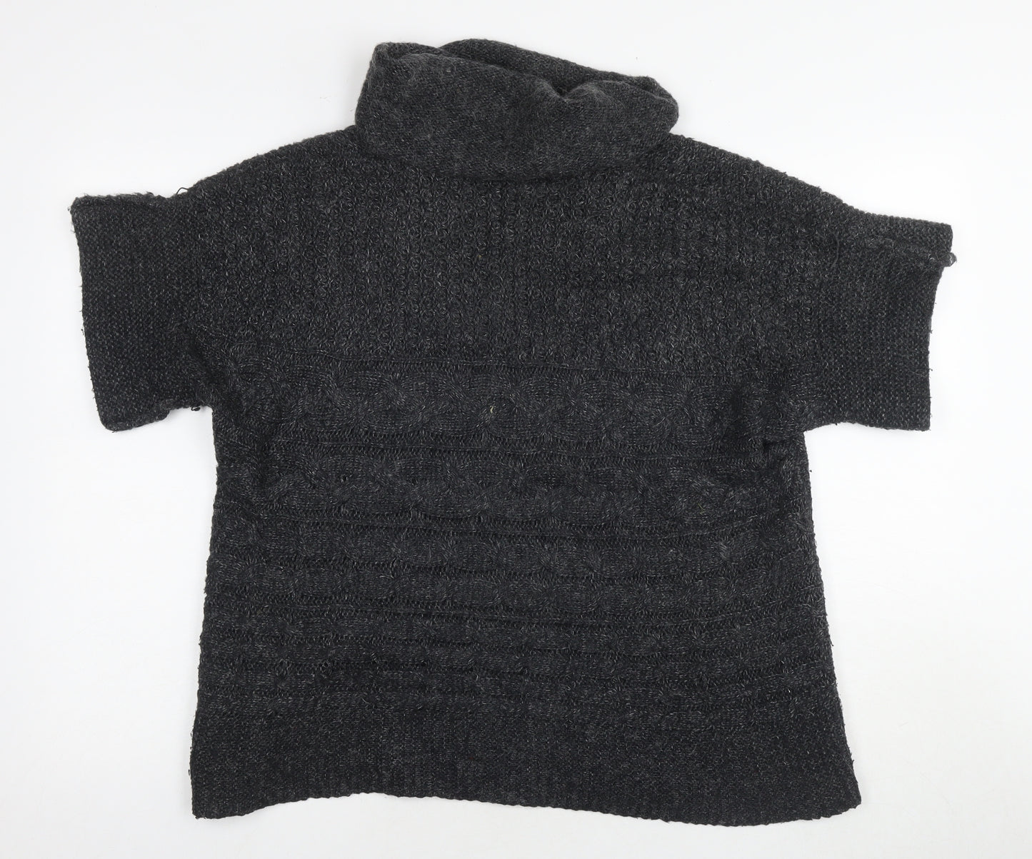Betty Barclay Womens Grey Roll Neck Acrylic Pullover Jumper Size 18