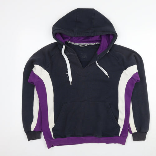 Kukri Womens Multicoloured Geometric Cotton Pullover Hoodie Size 18 Pullover