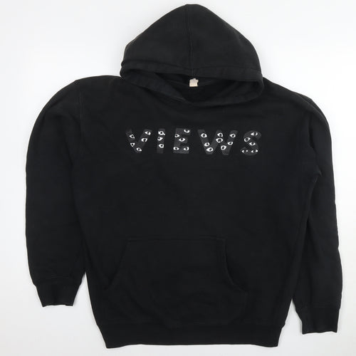 Views Mens Black Cotton Pullover Hoodie Size M - Logo Drake Album