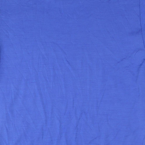 adidas Mens Blue Cotton T-Shirt Size M Round Neck