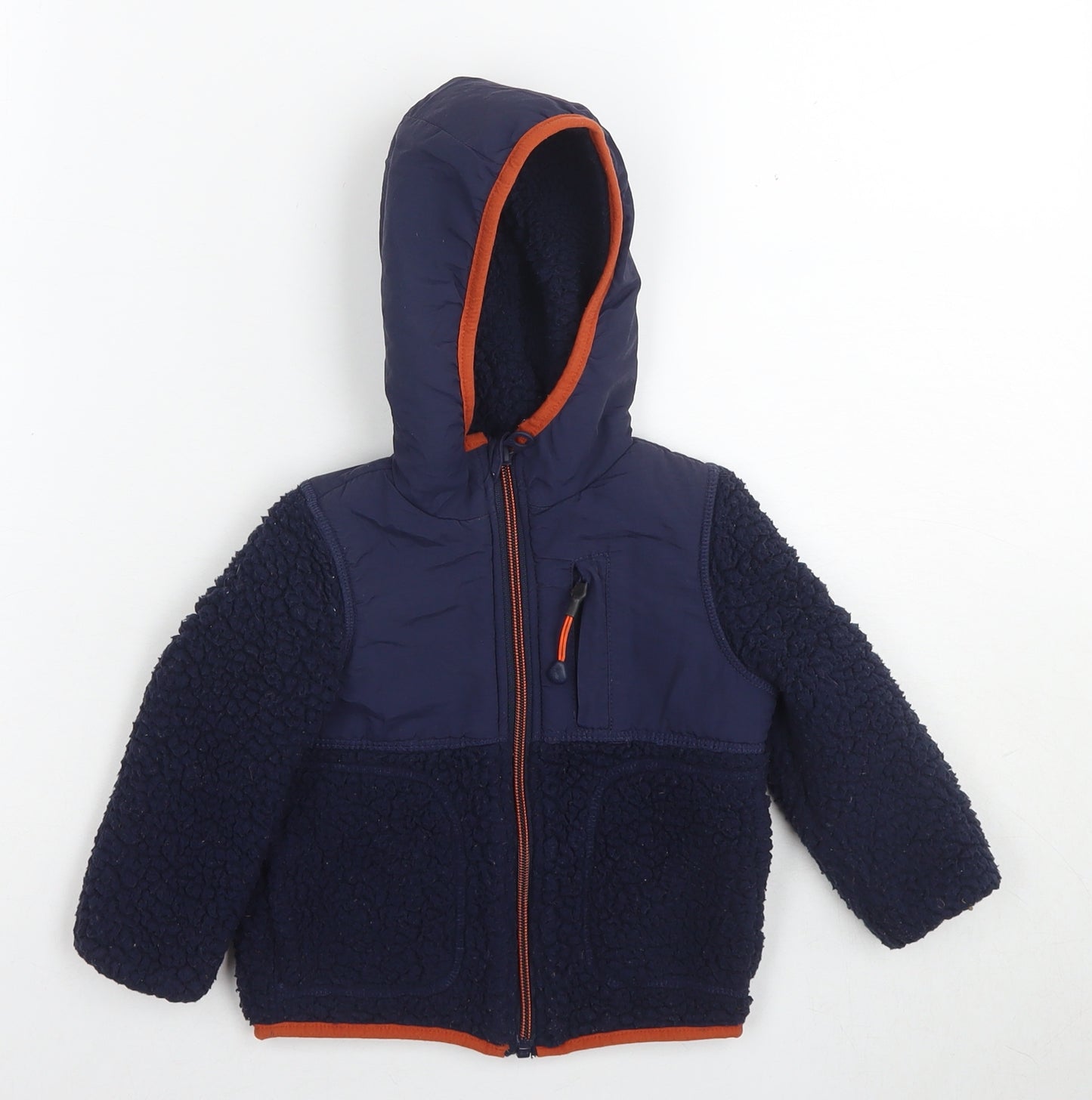 Joules Boys Blue Jacket Size 12 Months Zip