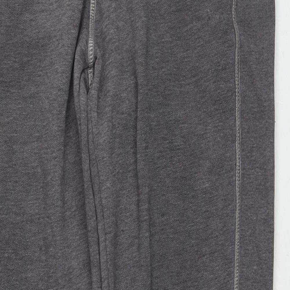 Superdry Mens Grey Cotton Jogger Trousers Size M L30 in Regular Drawstring