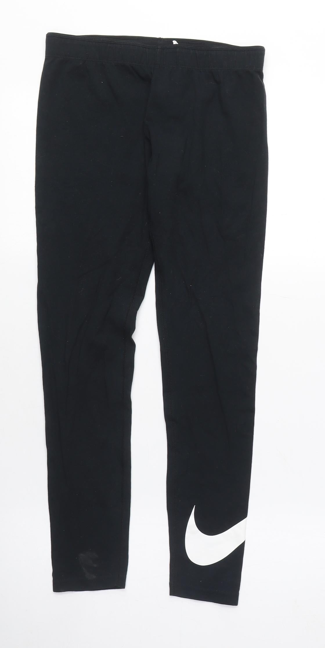 Nike Girls Black Jegging Trousers M