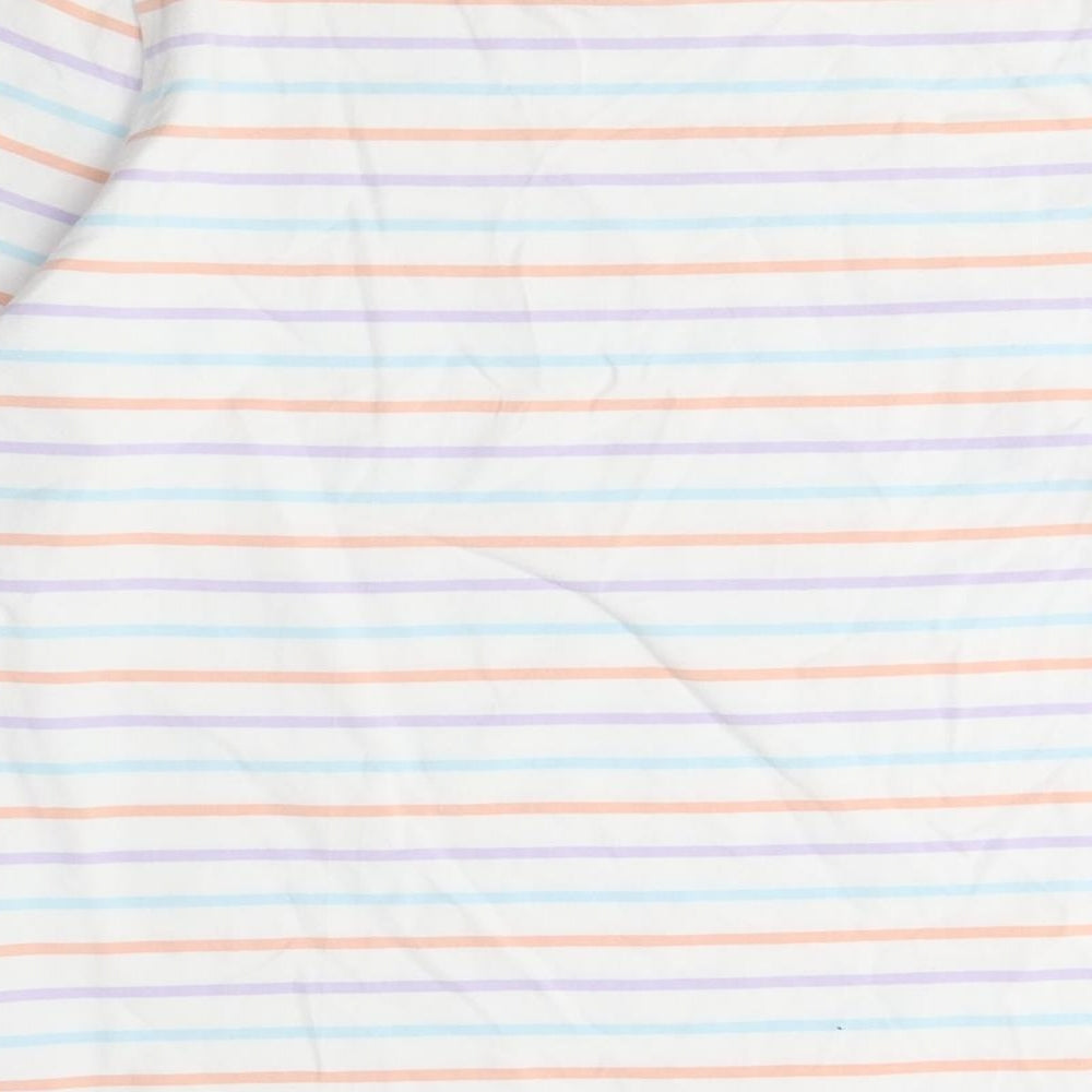 Fat Face Women's Striped T-Shirt Long Sleeve Size 12