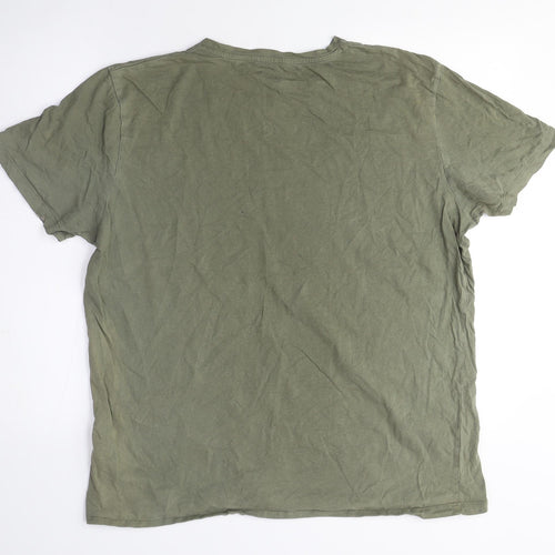 Jack & Jones Men's Green Short Sleeve T-Shirt